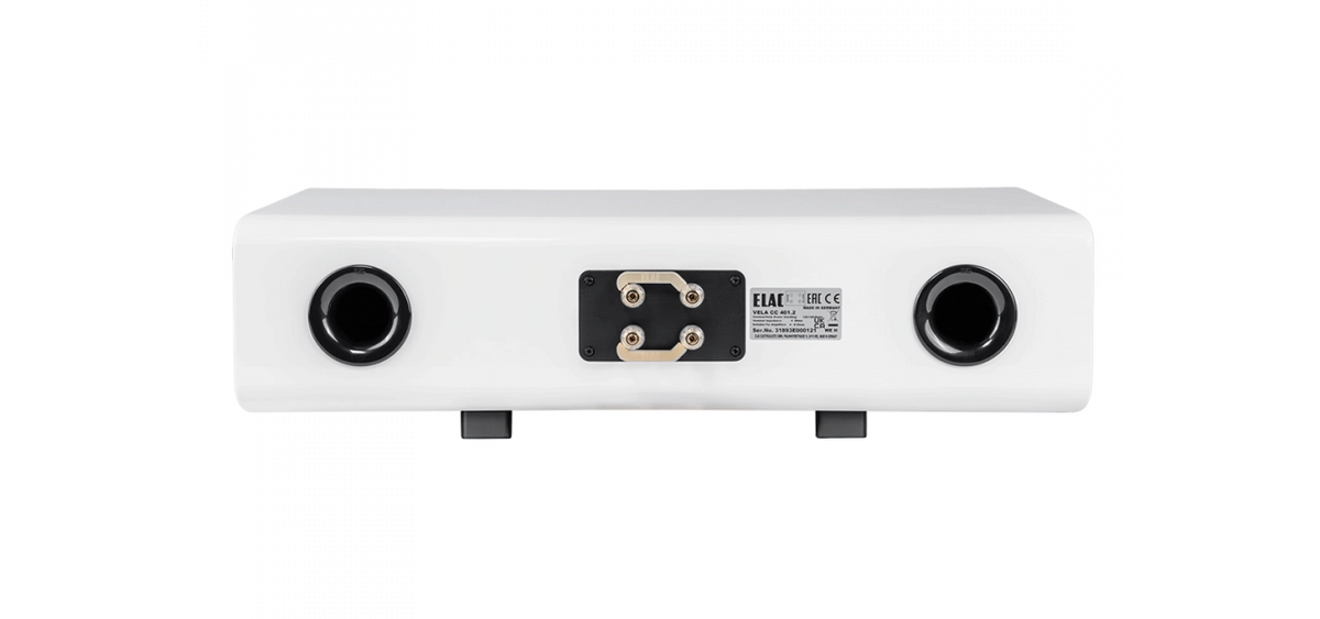 ELAC Vela CC 401.2 Center Channel Speaker – Gloss White
