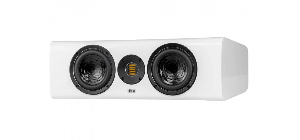 ELAC Vela CC 401.2 Center Channel Speaker – Gloss White