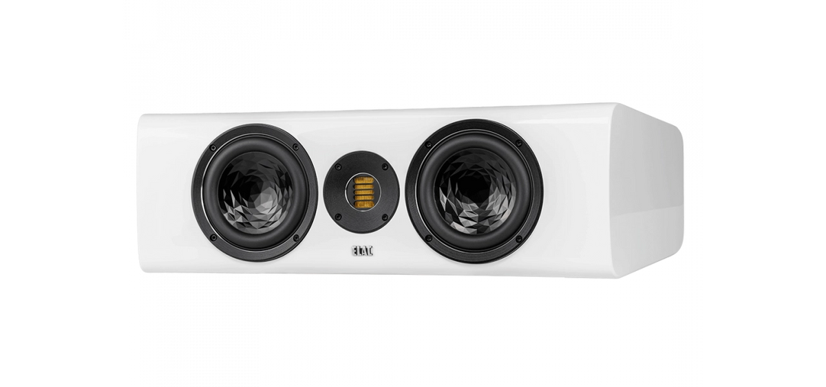 ELAC Vela CC 401.2 Center Channel Speaker – Gloss White
