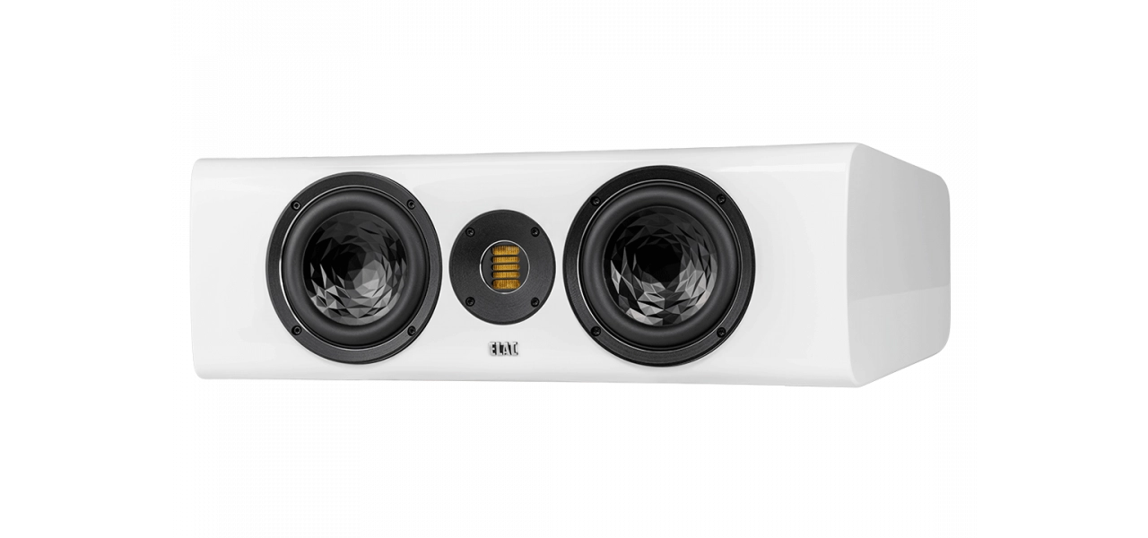 ELAC Vela CC 401.2 Center Channel Speaker – Gloss White
