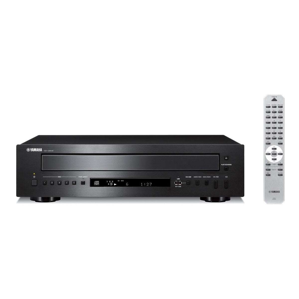 Yamaha CD-C603 Compact 5 Disc Changer - Black