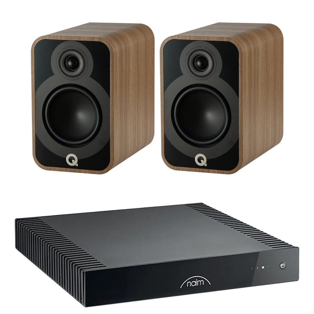 Naim Ci Uniti 102 Streaming Amplifier + Q Acoustics 5020 Bookshelf Speakers