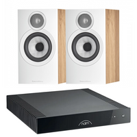 Naim Ci Uniti 102 Streaming Amplifier + Bowers & Wilkins 607 S3 Compact Bookshelf Speakers