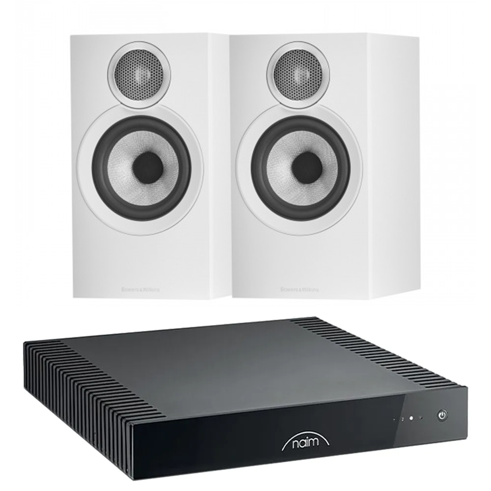 Naim Ci Uniti 102 Streaming Amplifier + Bowers & Wilkins 607 S3 Compact Bookshelf Speakers