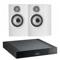 Naim Ci Uniti 102 Streaming Amplifier + Bowers & Wilkins 607 S3 Compact Bookshelf Speakers