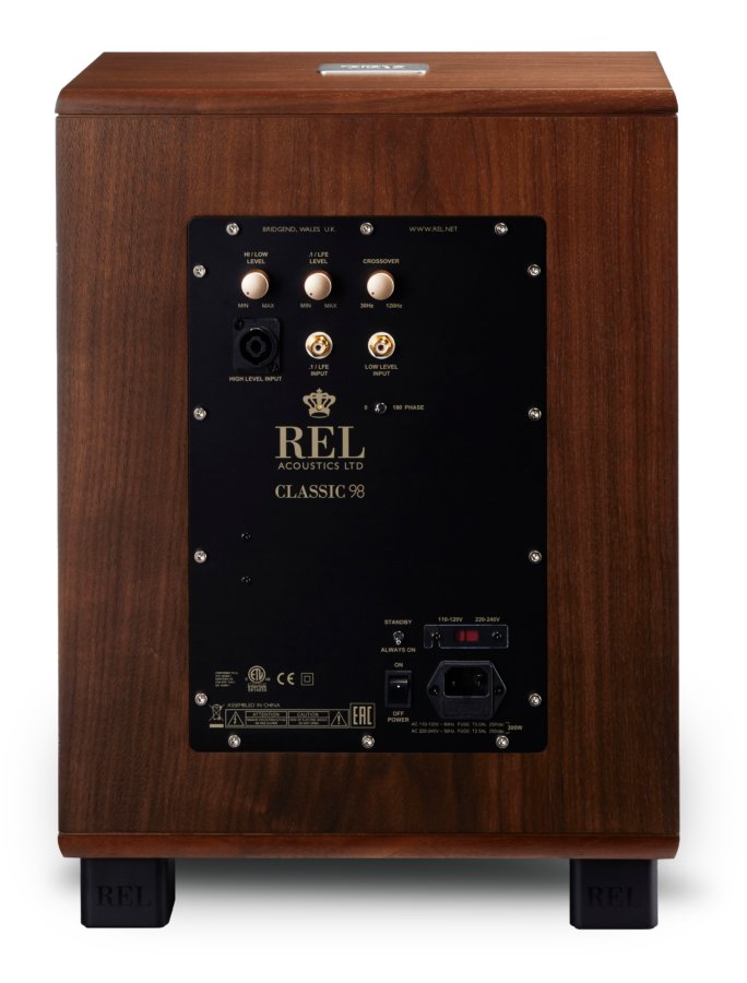 REL Classic 98 Subwoofer – Walnut Veneer