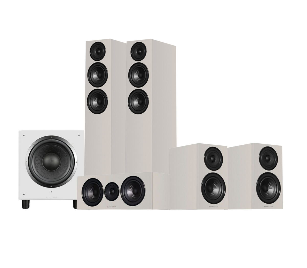 Wharfedale Diamond 12.3i HCP 5.1 Home Cinema Pack - Grey with SW-10 Subwoofer
