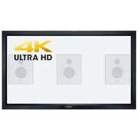 Grandview Fixed Frame Acoustic Perforated Projector Screen
