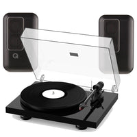 Pro-ject Debut Carbon Evo + Q Acoustic - Q Active 200 Speakers - Black Bundle