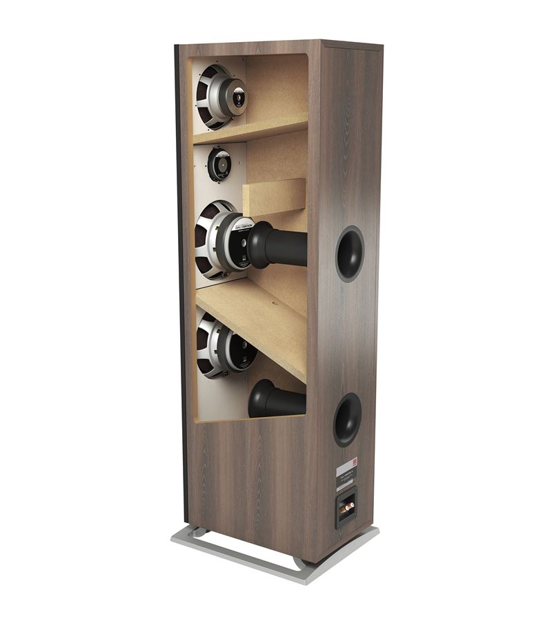 Dali Oberon 9 Floortstanding Speakers - Dark Walnut