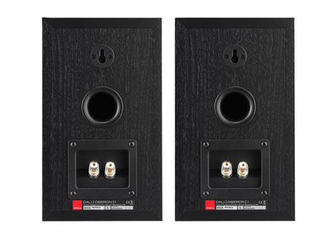 Dali Oberon 1 Bookshelf Speakers - Black Ash