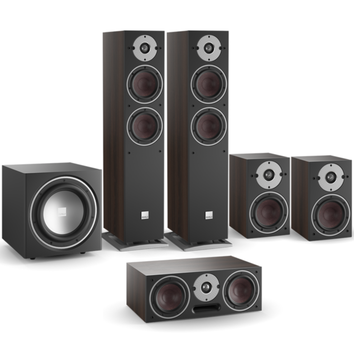 Denon AVC-X3800H 9.2 Channel 8K AV Amplifier + Dali Oberon 5 - 5.1 Speaker Package - Dark Walnut