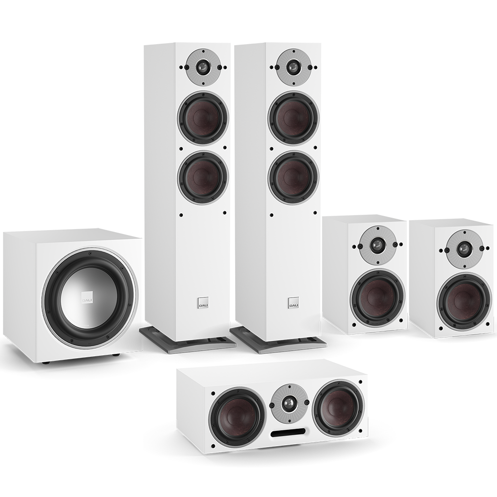 Dali Oberon 5 - 5.1 Speaker Package - White