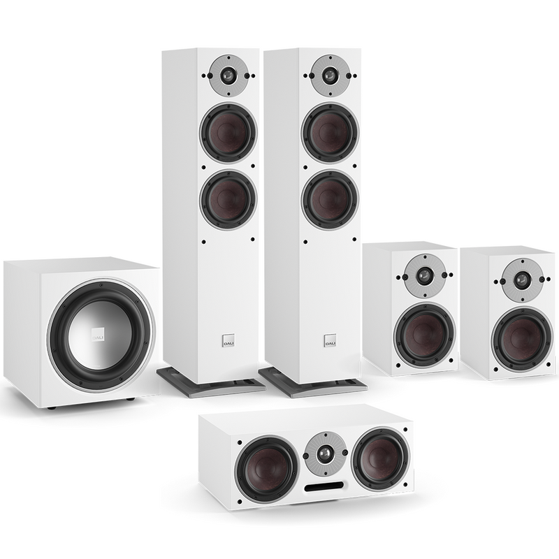 Dali Oberon 5 - 5.1 Speaker Package - White