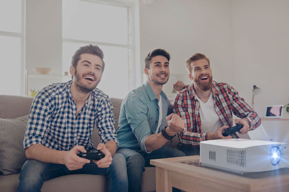 Optoma UHD35STx - Bright True 4K UHD Resolution Short throw Gaming Projector