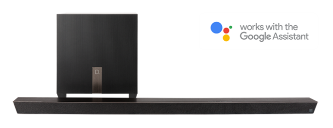 Definitive Technology DT Studio Slim - 3.1 Channel Ultra-slim Sound Bar System with Chromecast Built-in
