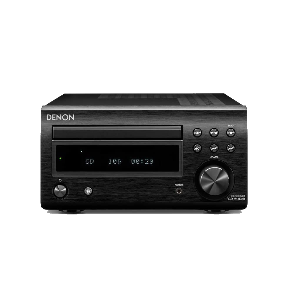 Denon RCD-M41DAB HiFi System + Bowers & Wilkins M-1 Satellite Surround Sound Speaker