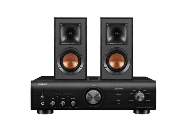 Denon PMA-600NE Integrated Amplifier + Klipsch R-41M Speakers Package with 5 metres Classic 79 Strand