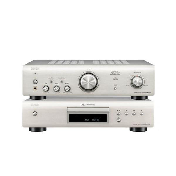 Denon PMA-600NE Amplifier & DCD-600NE CD Player - Silver