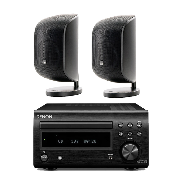 Denon RCD-M41DAB HiFi System + Bowers & Wilkins M-1 Satellite Surround Sound Speaker