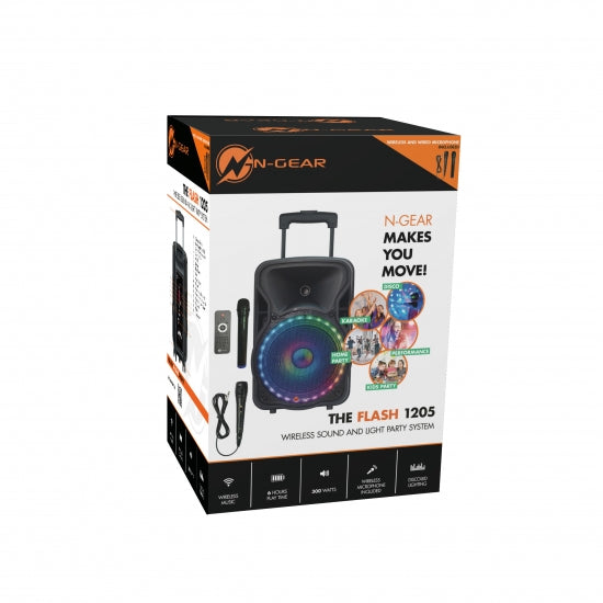 N-Gear Flash The Flash 1205 - Black OPEN BOX