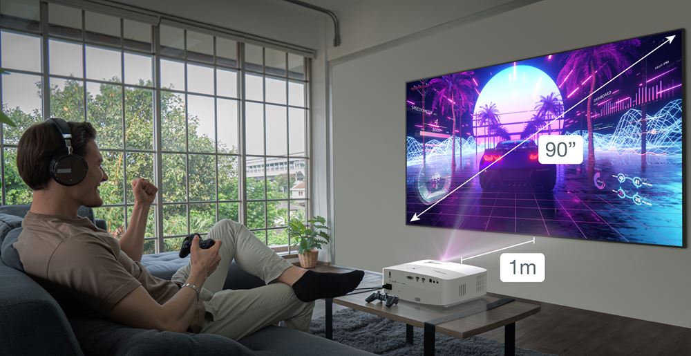 Optoma UHD35STx - Bright True 4K UHD Resolution Short throw Gaming Projector