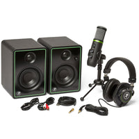 Mackie Creator Bundle - Home / Studio Recording Bundle including Mic, Headphones & Speakers