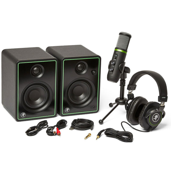 Mackie Creator Bundle - Home / Studio Recording Bundle including Mic, Headphones & Speakers