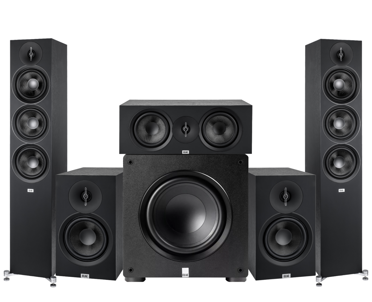 ELAC Debut 6 5.1 Bundle with Sub