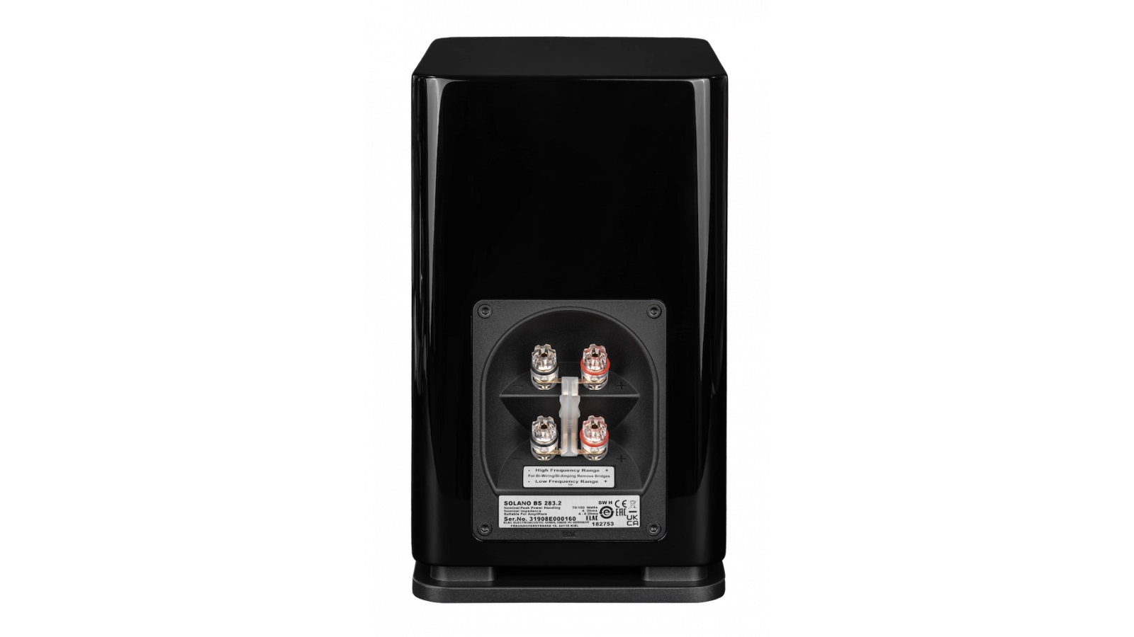 ELAC Solano BS 283.2 Bookshelf Speakers – Gloss Black