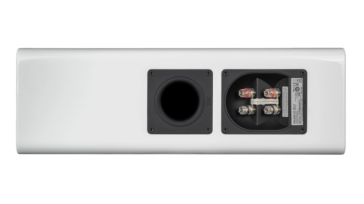 ELAC Solano CC 281.1 Center Channel Speaker – Gloss White