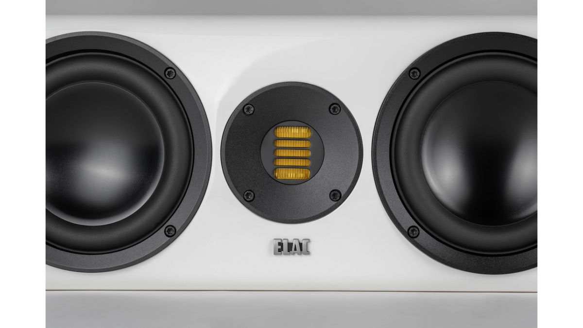 ELAC Solano CC 281.1 Center Channel Speaker – Gloss White
