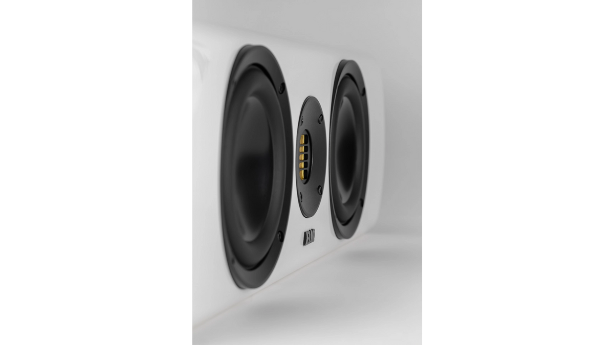 ELAC Solano CC 281.1 Center Channel Speaker – Gloss White