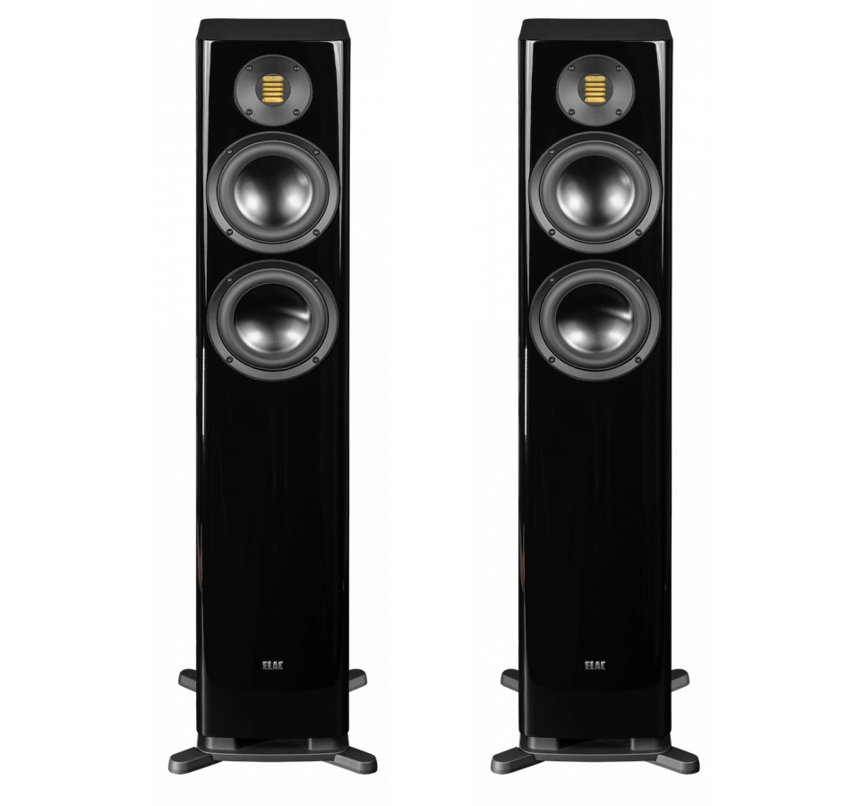 ELAC Solano FS 287.2 Floorstanding Speakers – Gloss Black