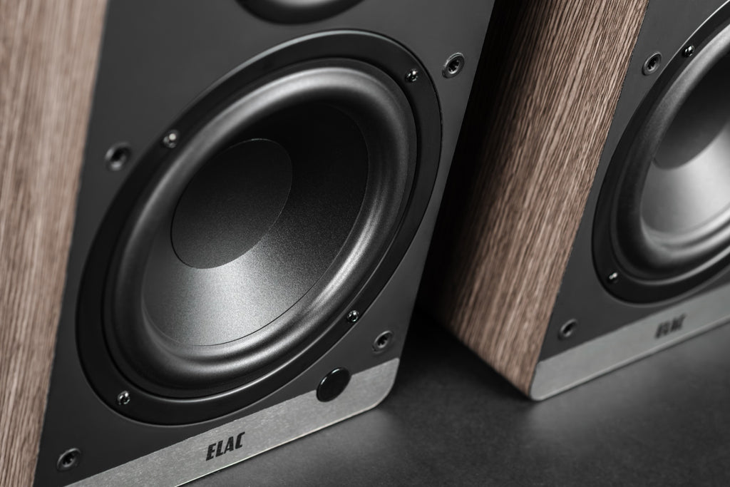 ELAC Debut ConneX DCB61 Active Speakers - Walnut