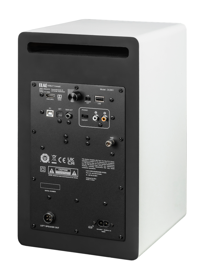 ELAC Debut ConneX DCB61 Active Speakers - White