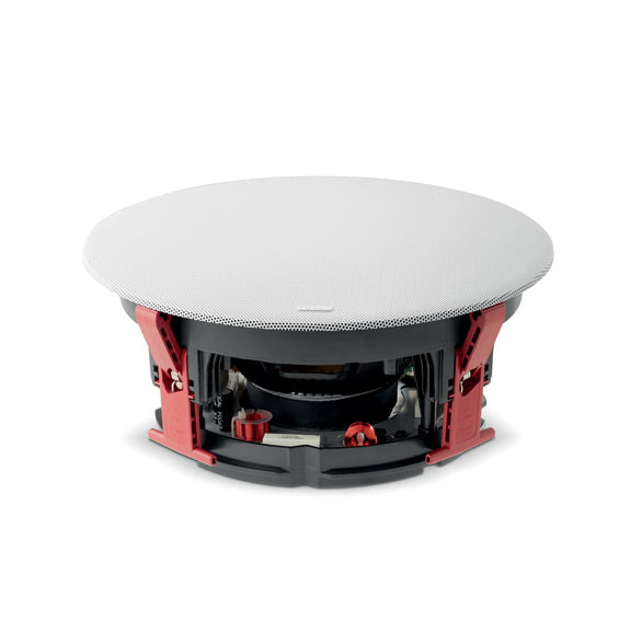 Focal 300 Series 300ICW8 - In-Wall/In-Ceiling Loudspeaker with 8" Flax Mid-Bass (Single) - White