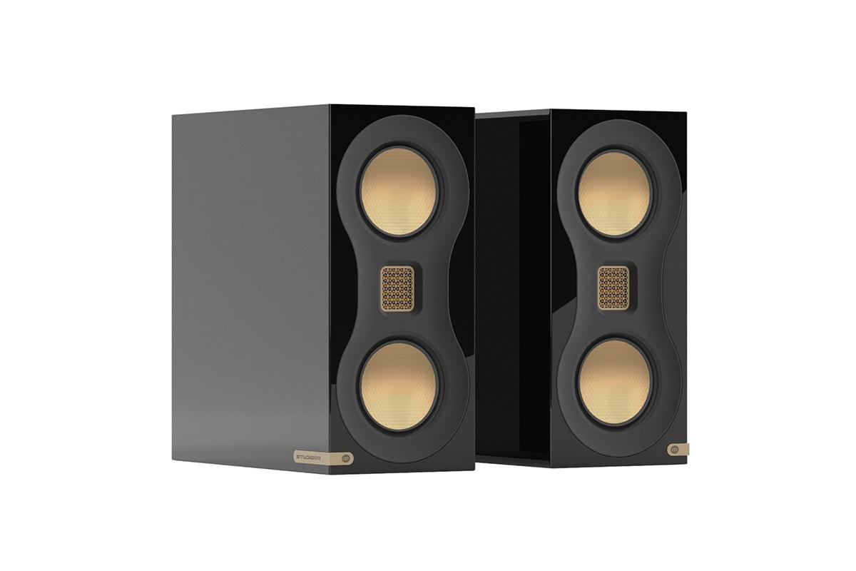 Monitor Audio Studio 89 Bookshelf Speakers - High-Gloss Black