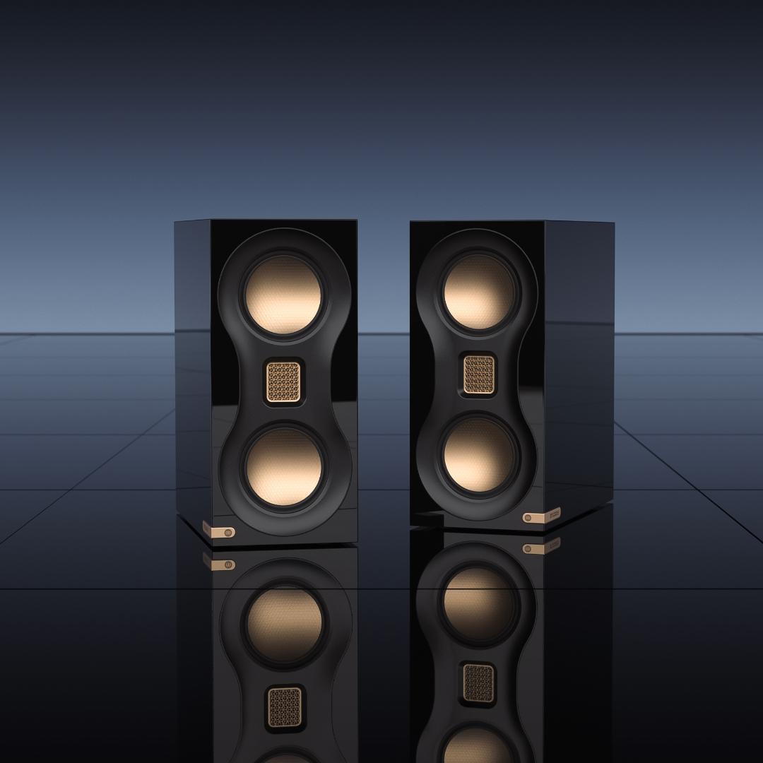 Monitor Audio Studio 89 Bookshelf Speaker - High-Gloss Black