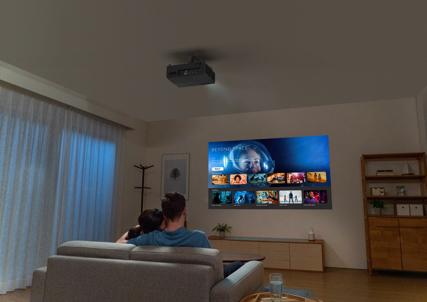 Optoma UHZ55 - True 4K UHD Home Entertainment Laser Projector