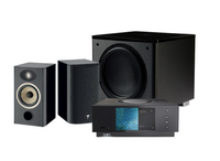 Naim Audio Uniti Atom + Focal Aria Evo X N1 + REL HT/1205 MKII Subwoofer + 3M QED XT-25 Pre-Terminated Speaker Cable + FREE 3M QED CONNECT SUBWOOFER CABLE