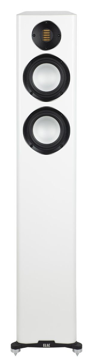 ELAC Carina FS 247.4 Floorstanding Speakers – Satin White