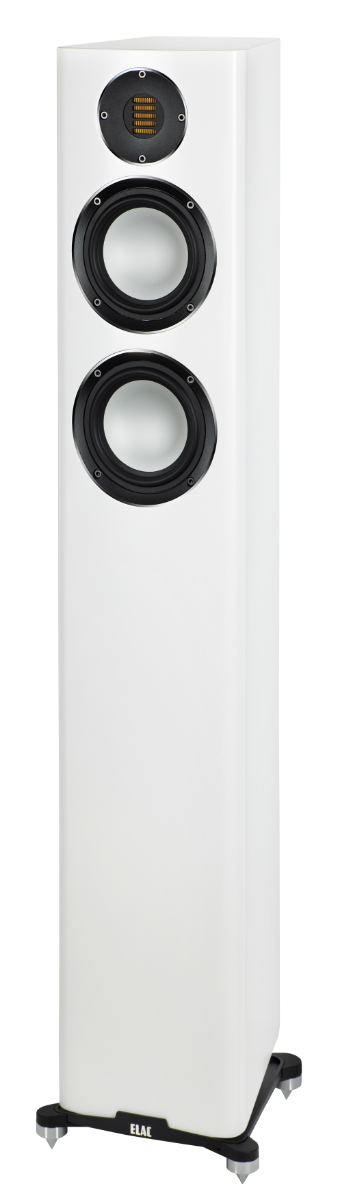 ELAC Carina FS 247.4 Floorstanding Speakers – Satin White