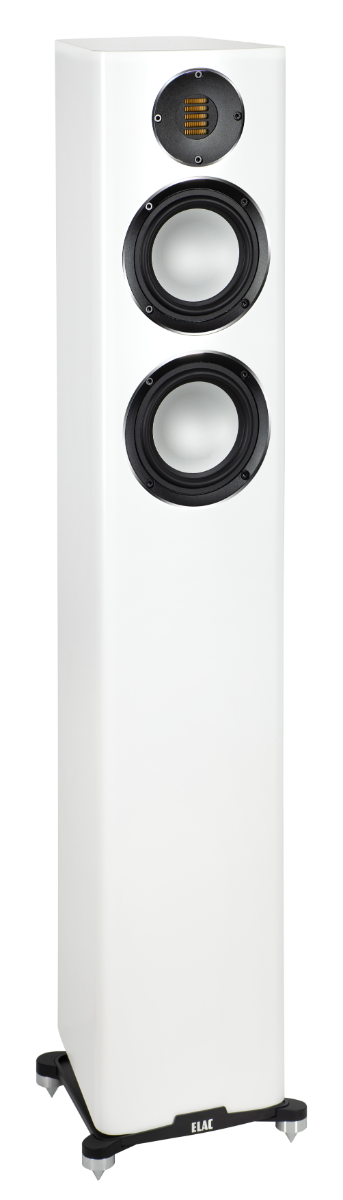ELAC Carina FS 247.4 Floorstanding Speakers – Satin White