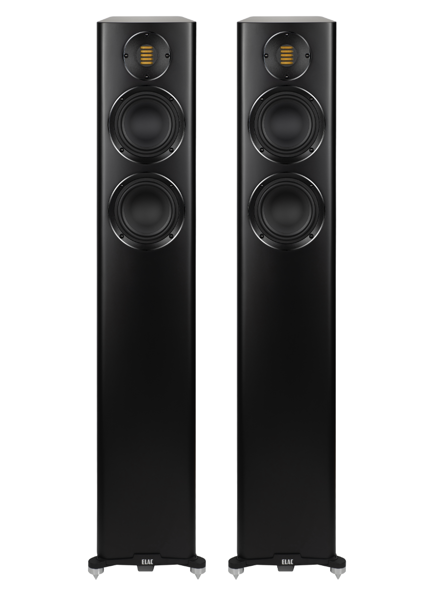 ELAC Carina FS 247.4 Floorstanding Speakers – Satin Black