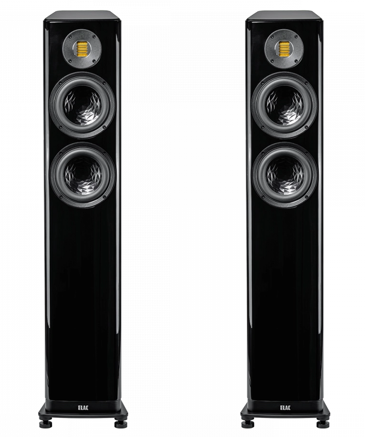 ELAC Vela FS 407.2 Floorstanding Speakers – Gloss Black
