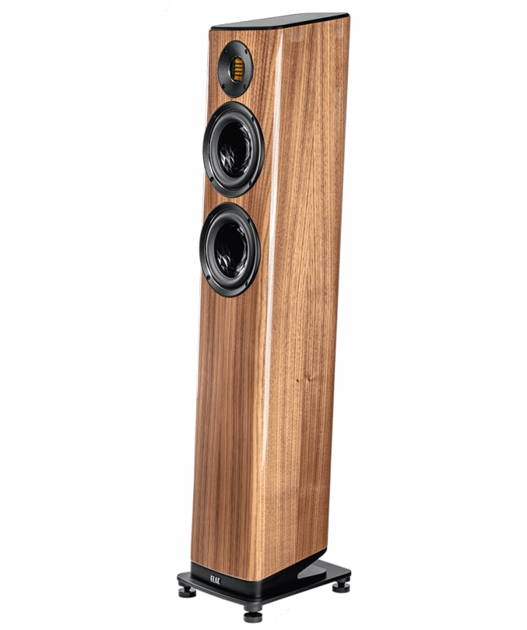 ELAC Vela FS 407.2 Floorstanding Speakers – Gloss Walnut