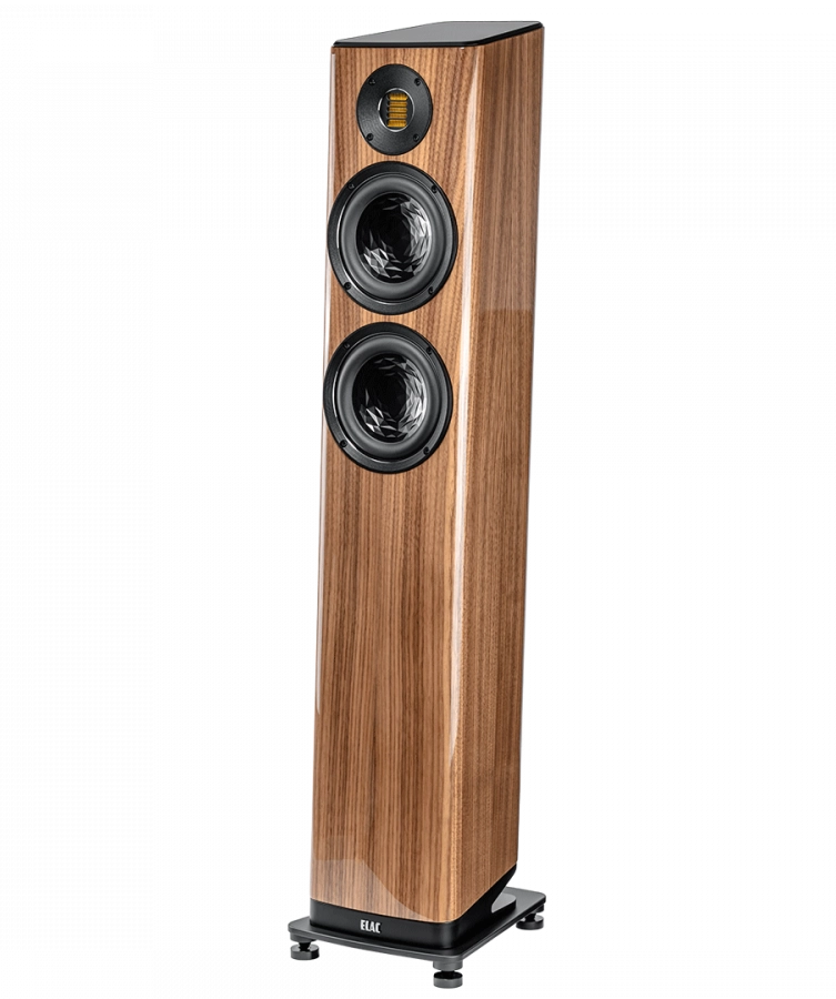 ELAC Vela FS 407.2 Floorstanding Speakers – Gloss Walnut