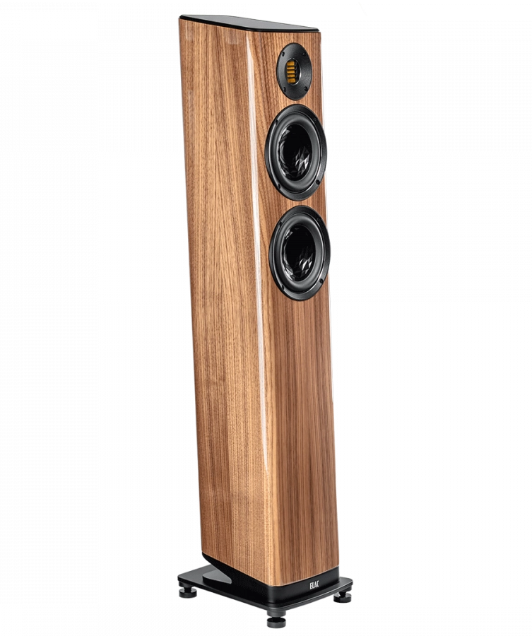 ELAC Vela FS 407.2 Floorstanding Speakers – Gloss Walnut