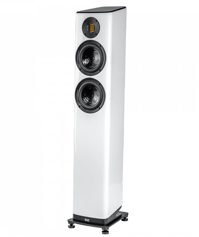 ELAC Vela FS 407.2 Floorstanding Speakers – Gloss White